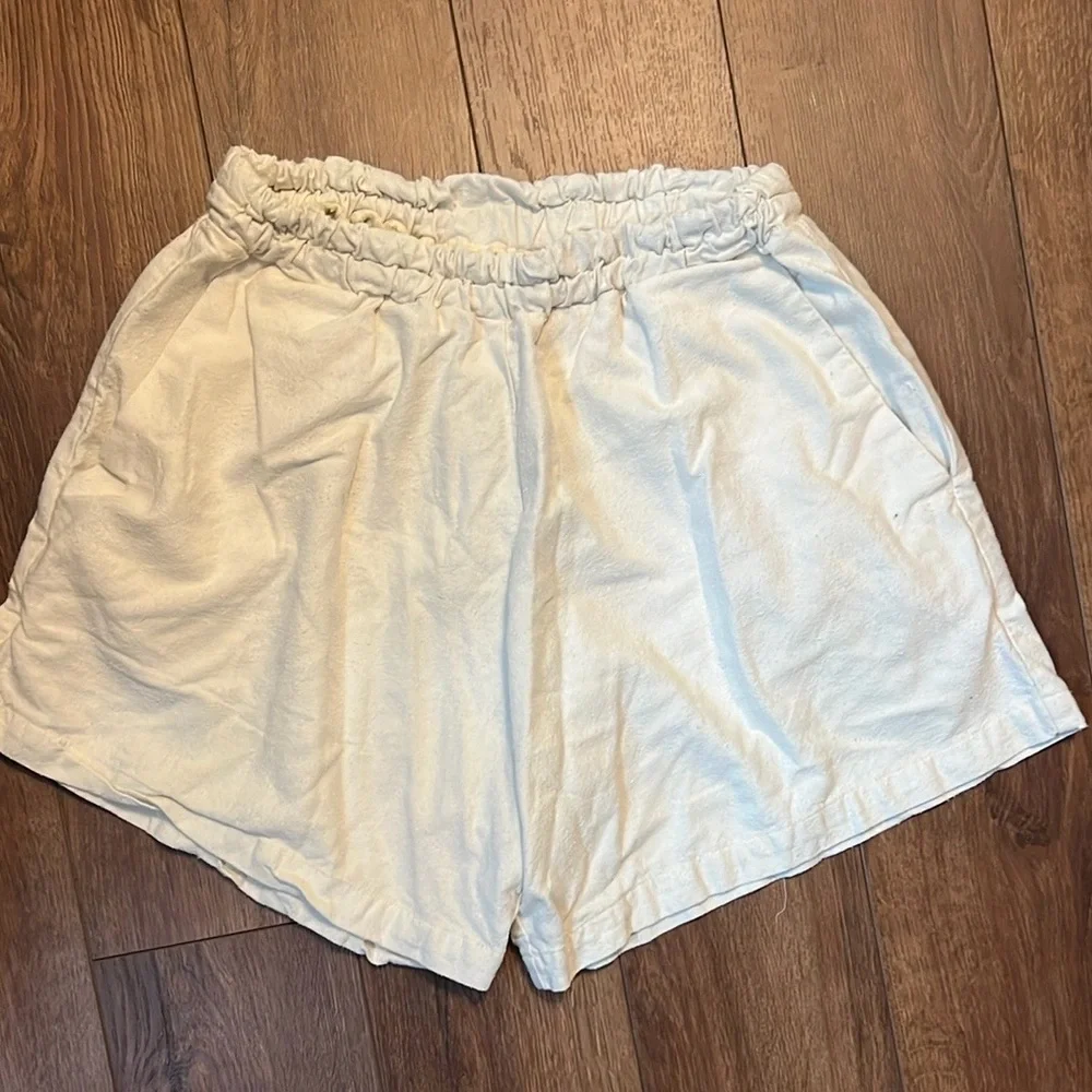 Aliya Wanek Priya Short 100% Raw Silk Natural Beige Small - Picture 2 of 6